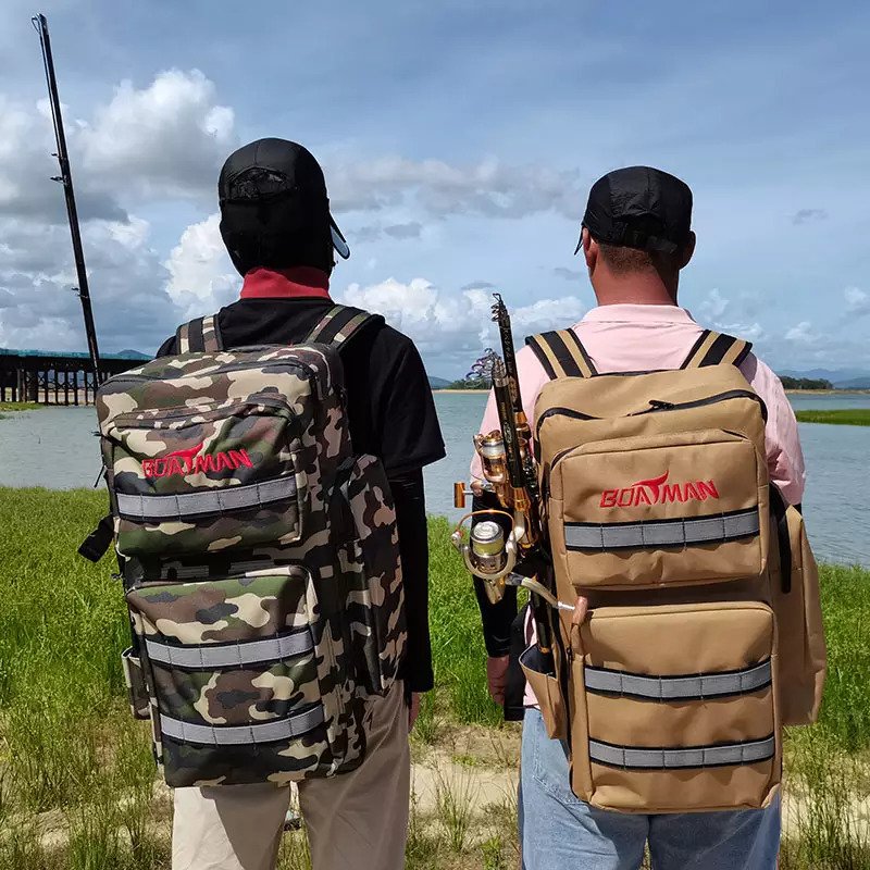 Boatman Fishing Backpack - Camo